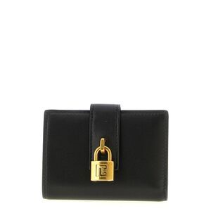Balmain Black Lamb Leather Women's Cardholder